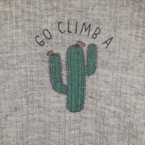 One ♥️ clothing Grey cactus shirt